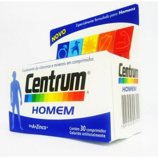 Centrum Homem - 30 Comprimidos - Sundown