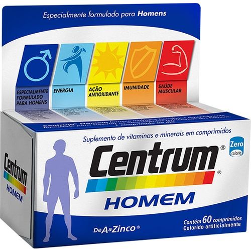 Centrum Homem C/ 60 Comprimidos