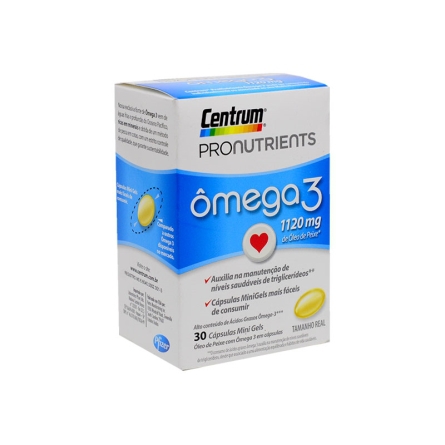 Centrum Pronutrients Omega 3 - 30 Cápsulas - Pfizer