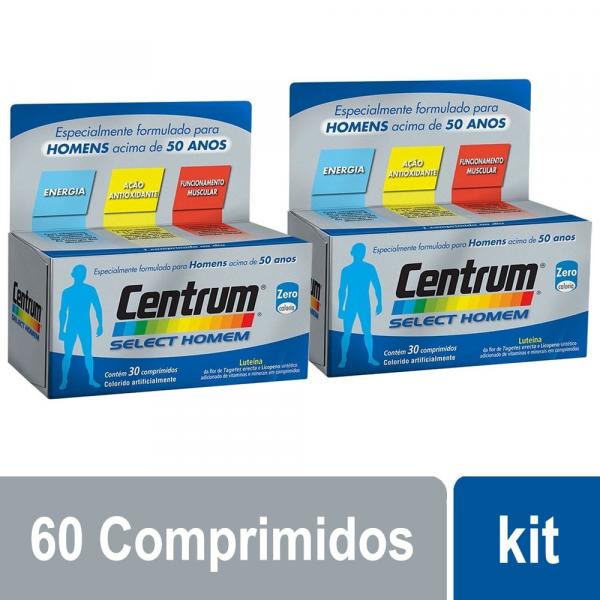 Centrum Select Homem 30 Cápsulas 2 UNIDADES (60 CAPSULAS) - Pfizer