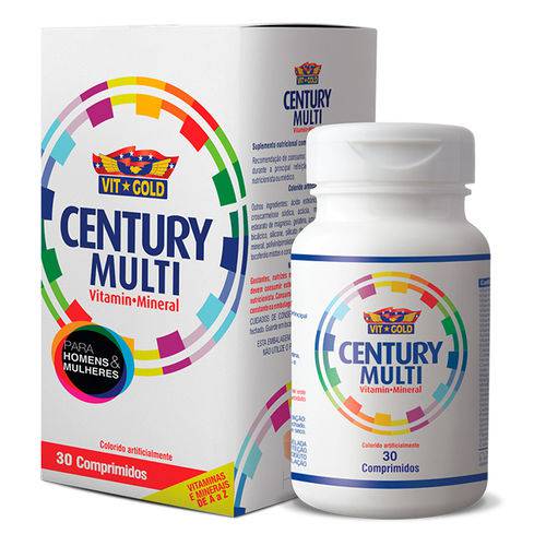 Century Multi Vitamin-Mineral (30 Comprimidos) - Vitgold