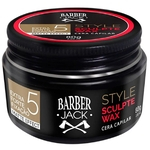 Cera Capilar Barber Jack Style Sculpte Wax FixaÇÃO 5 Extra Forte E Matte Effect 80g