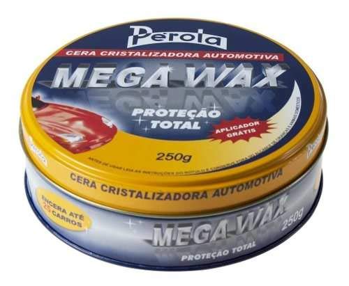 Cera Cristalizadora Mega Wax 250gr Carnaúba