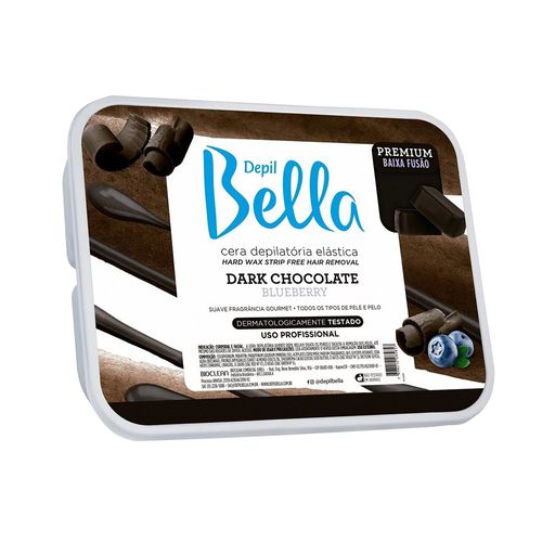 Cera Depilatória Dark Chocolate Depil Bella - 1kg