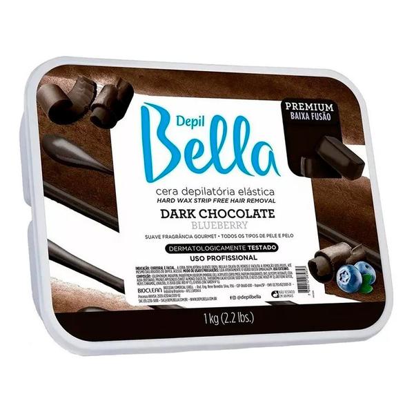 Cera Depilatória Depil Bella Dark Chocolate 1kg