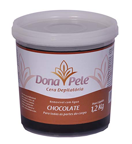 Cera Depilatória Dona Pele Chocolate 1,2Kg