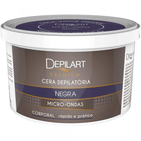Cera Depilatória Microondas Premium Negra - 200g - Depilart