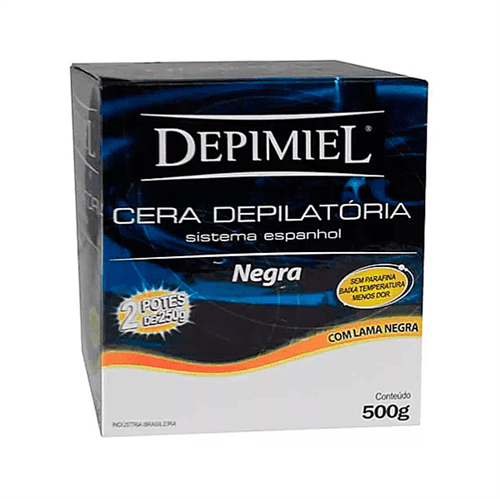 Cera Depilatória Negra - Depimiel 500G