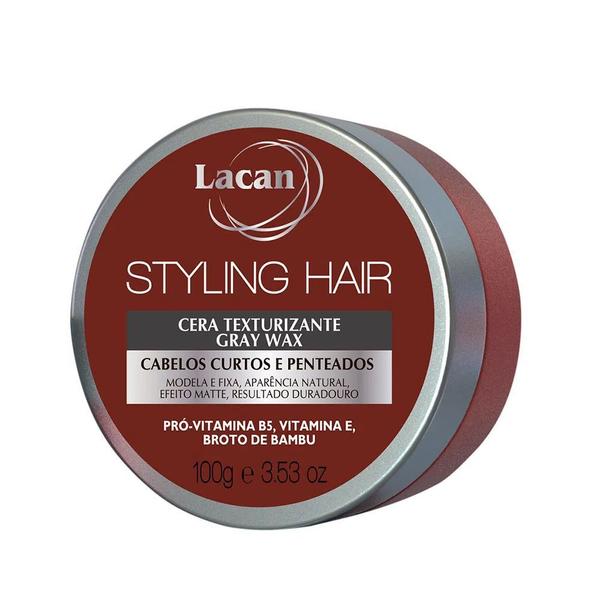 Cera Lacan Texturizante Gray Wax Styling Hair 100g