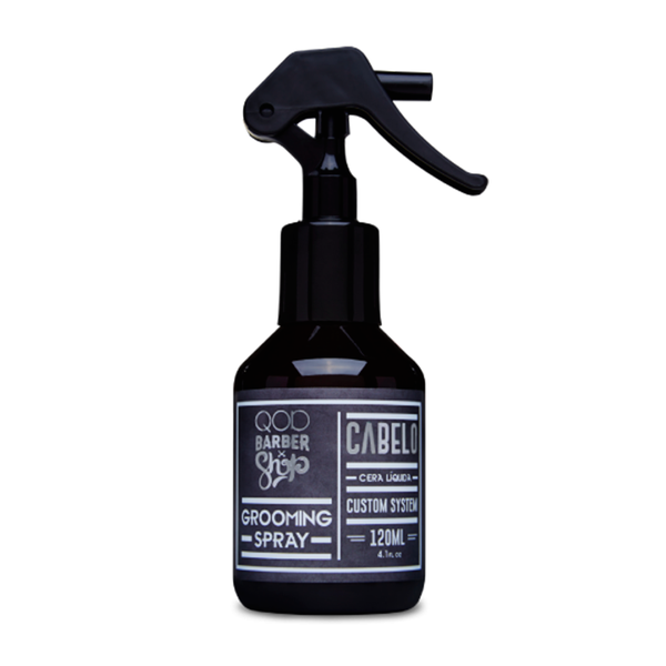 Cera Líquida QOD Barber Shop Custom System Grooming Spray - 120 Ml - QOD Barber Shop