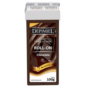 Cera Refil Roll-On Especiais Depimiel 100g - Chocolate