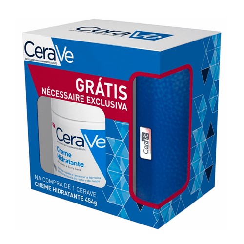 CeraVe Creme Hidratante 454g + Grátis 1 Necessaire Exclusiva