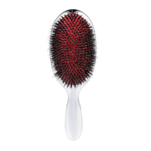 Cerdas ferramentas de extensão do cabelo escova de cabelo Nylon Scalp Massage Combs Anti-estático Escova Salon Styling