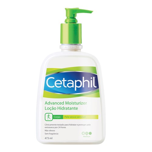Cetaphil Advanced Moisturizer Galderma Loção Hidratante com 473g para Pele Seca e Sensível