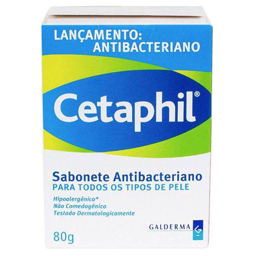 Cetaphil Sabonete Antibacteriano Corporal e Facial Pele Seca 80g