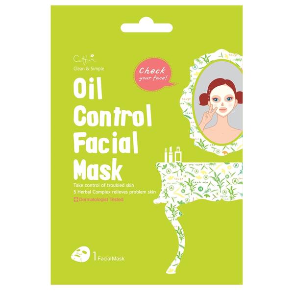 Cettua Clean Simple Oil Control Facial Mask 20g - Sisi Cosméticos