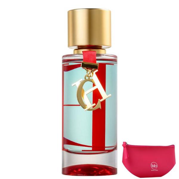 CH L'Eau Carolina Herrera Eau de Toilette - Perfume Feminino 100ml + Beleza na Web Pink Nécessaire