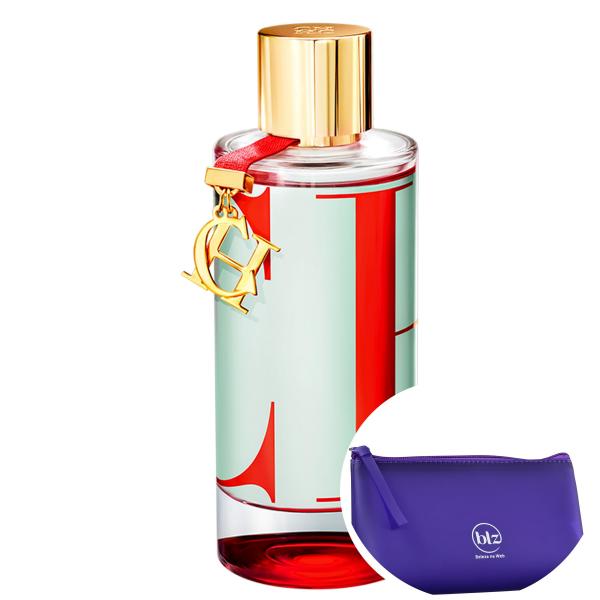 CH L'Eau Carolina Herrera Eau de Toilette - Perfume Feminino 150ml+Beleza na Web Roxo - Nécessaire