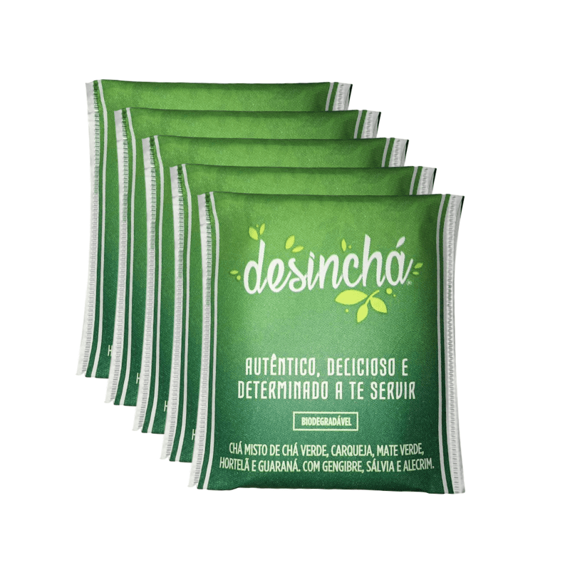 Chá 100% Natural Desinchá - Kit 05 Sachês