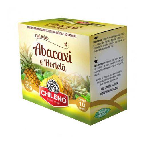 Chá Abacaxi/hortelã Gold 10 Sachês 15g Chileno