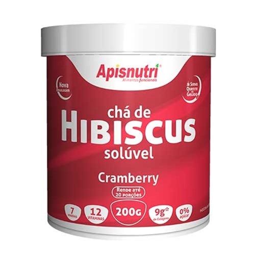 Chá De Hibiscus 200g Com Colágeno