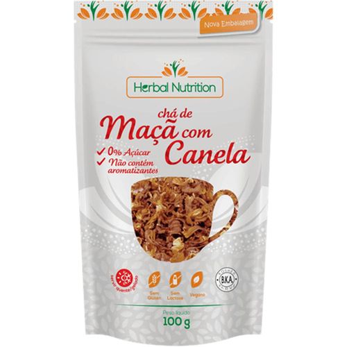 Chá de Maçã com Canela - Herbal Nutrition - 100g