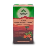 Chá Tulsi Romã e Chá Verde 25 saches - Organic India