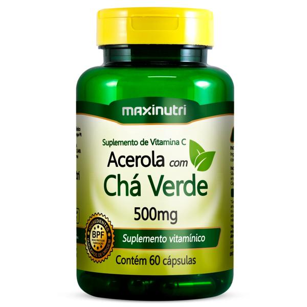 Cha Verde 500mg 60cps Maxinutri