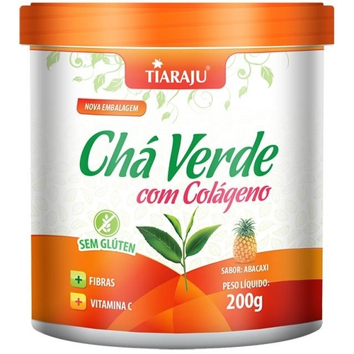 Chá Verde com Colágeno (200g) - Tiaraju