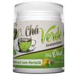 Cha Verde Instantaneo 250g Sabor Abacaxi C/ Hortelã
