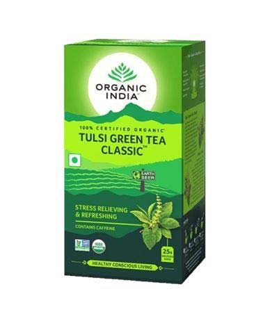 Chá Verde Tulsi 25 Sachês - Organic India