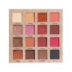 Champagne Ouro 16 Color Eyeshadow Palette Sombra impermeável duradoura