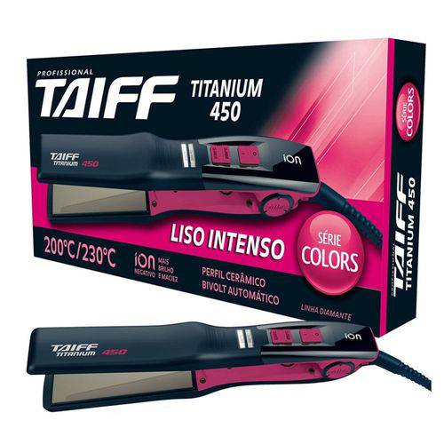 Chapa Taiff Titanium 450 Colors Pink Action Bivolt