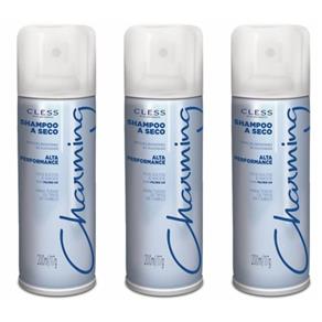 Charming Alta Performance Shampoo a Seco 200ml - Kit com 03