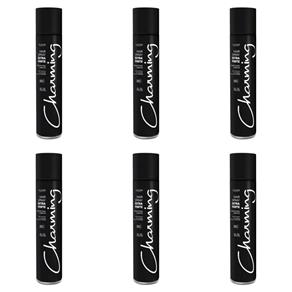 Charming Black Hair Spray se Perfume 400ml - Kit com 06