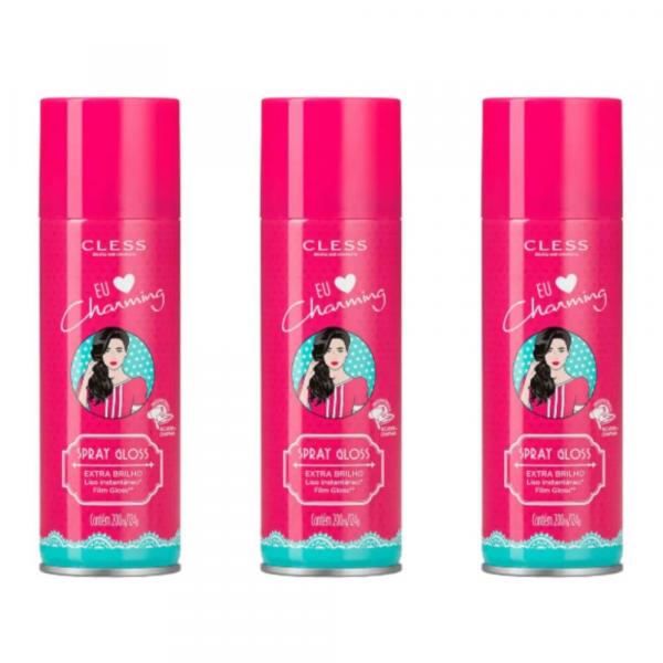 Charming Gloss Hair Spray 200ml (Kit C/03)