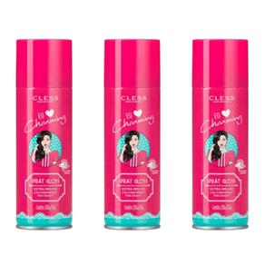 Charming Gloss Hair Spray 200ml - Kit com 03