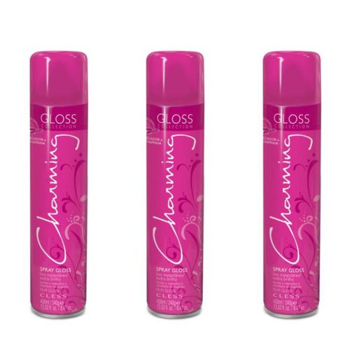 Charming Gloss Hair Spray 400ml (kit C/03)