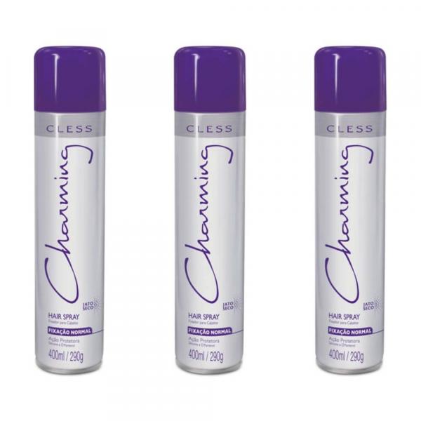Charming Hair Spray Normal 400ml (Kit C/03)