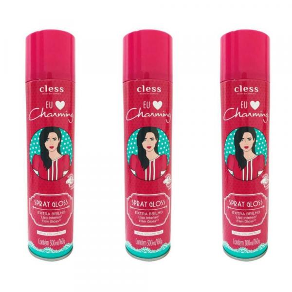 Charming Liso Spray Gloss 300ml (Kit C/03)