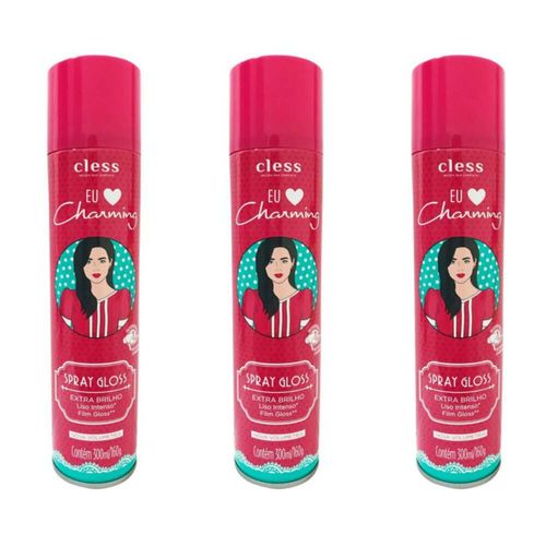 Charming Liso Spray Gloss 300ml (kit C/03)