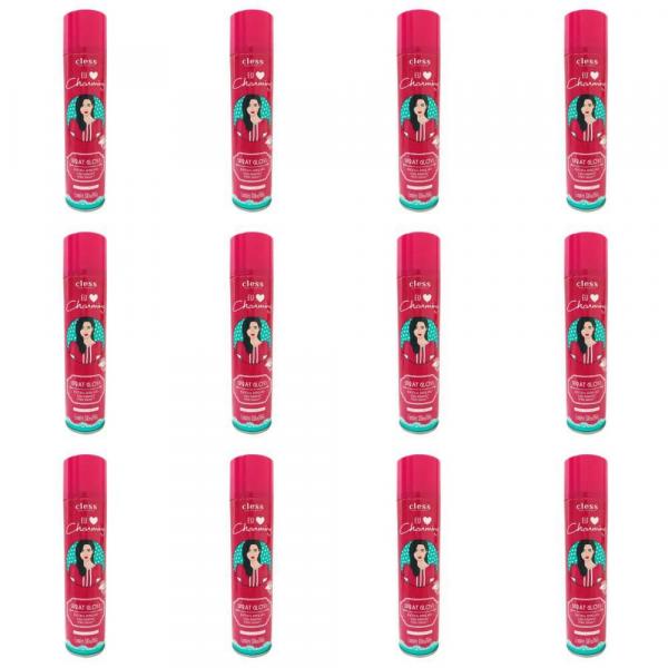 Charming Liso Spray Gloss 300ml (Kit C/12)