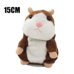 Cheeky Hamster Repete o que voc¨º diz eletr?nico Pet Falar Toy Plush