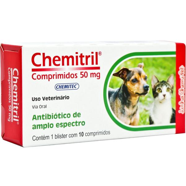 Chemitril 50 Mg com 10 Comprimidos - Chemitec