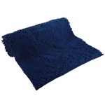 Chenille Anti-derrapante Mat Água absorvente antiderrapante Banho Sala de Estar (azul escuro)
