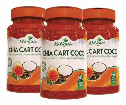 Chia Cart Coco 1000mg 3 X 60 Cápsulas - Katigua