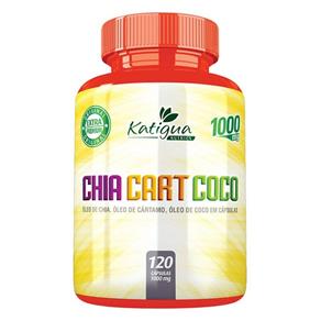 Chia Cártamo Coco (1000mg) 120 Cápsulas - Katiguá