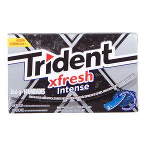 Chiclete Fresh Intense Trident 26,6g