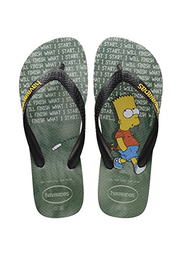 Chinelo Masculino Simpsons Cinza/Verde Havaianas - 4137889