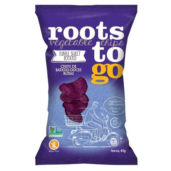 Chips Batata Doce Roxa 45g Roots To Go